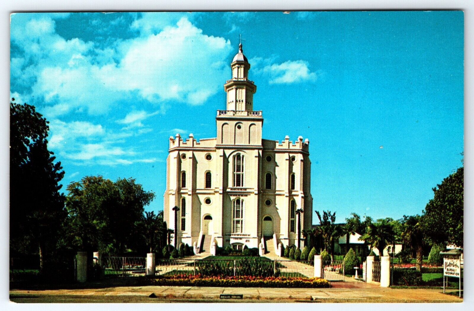 St. George Mormon Temple in St. George Utah Postcard
