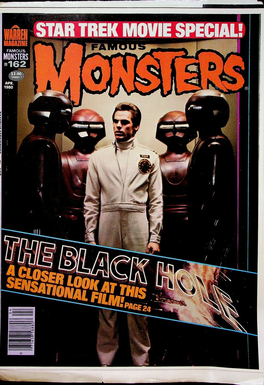Famous Monsters of Filmland #162 Pub Master BLACK HOLE Cover Proof APR 1980 #WA