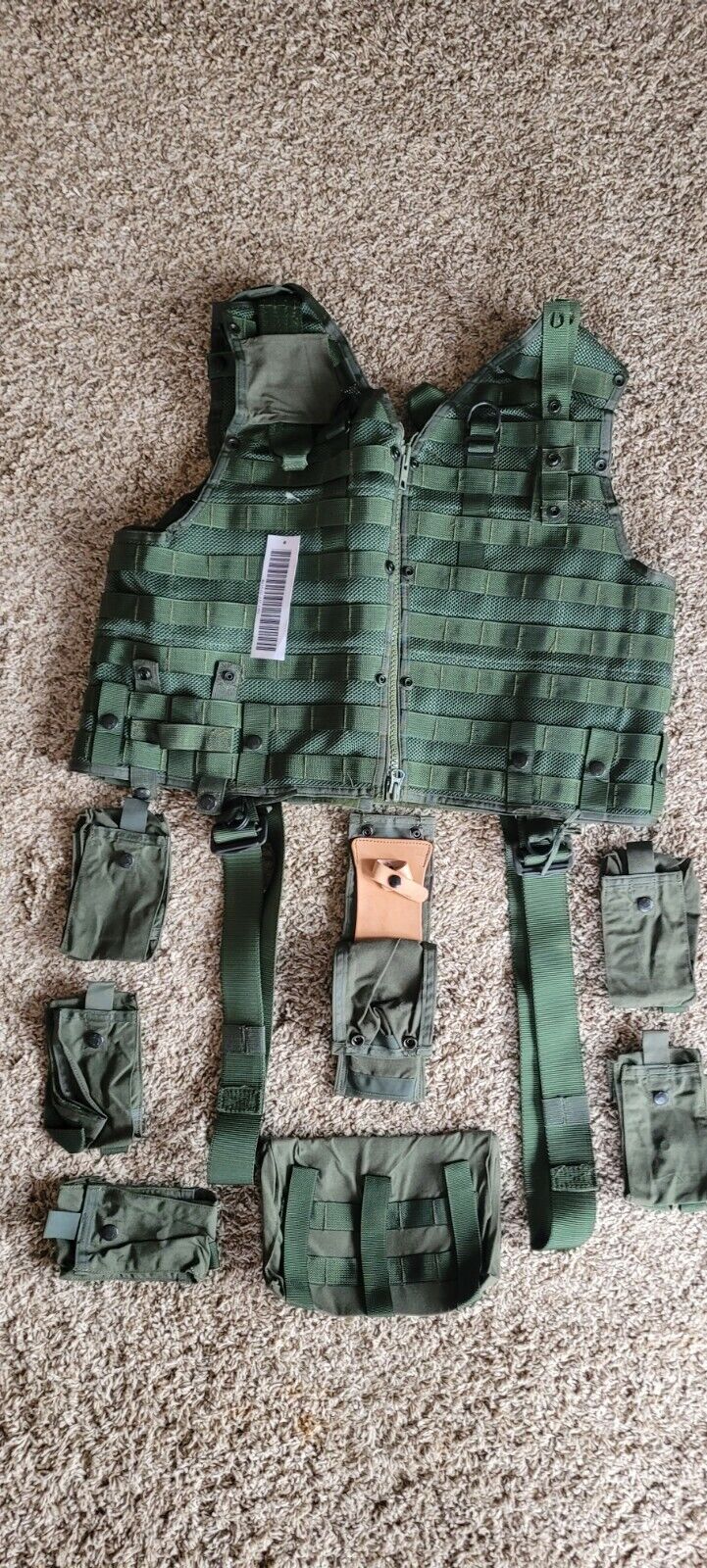 US GI AIR WARRIOR SURVIVAL VEST CMU-33 EXTRACTION HARNESS AND POUCHES ...