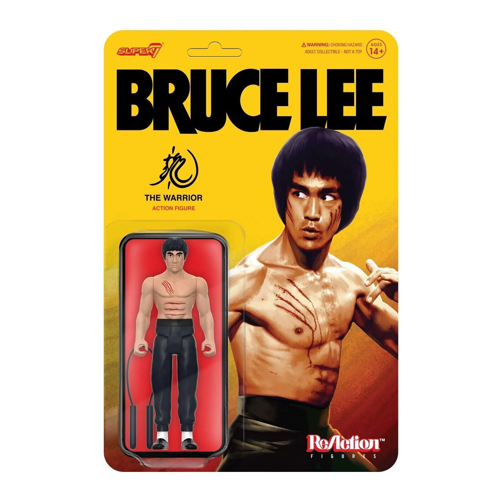 The Warrior Bruce Lee Super7 Reaction Action Figure