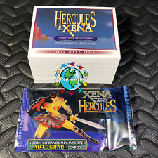 HERCULES & XENA WARRIOR PRINCESS ANIMATED 72-CARD SET +WRAPPER 2005 RITTENHOUSE picture