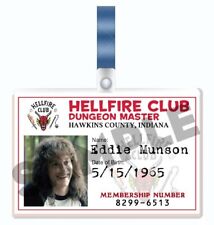 STRANGER THINGS Eddie Munson Hellfire Club cosplay I.D. Badge picture