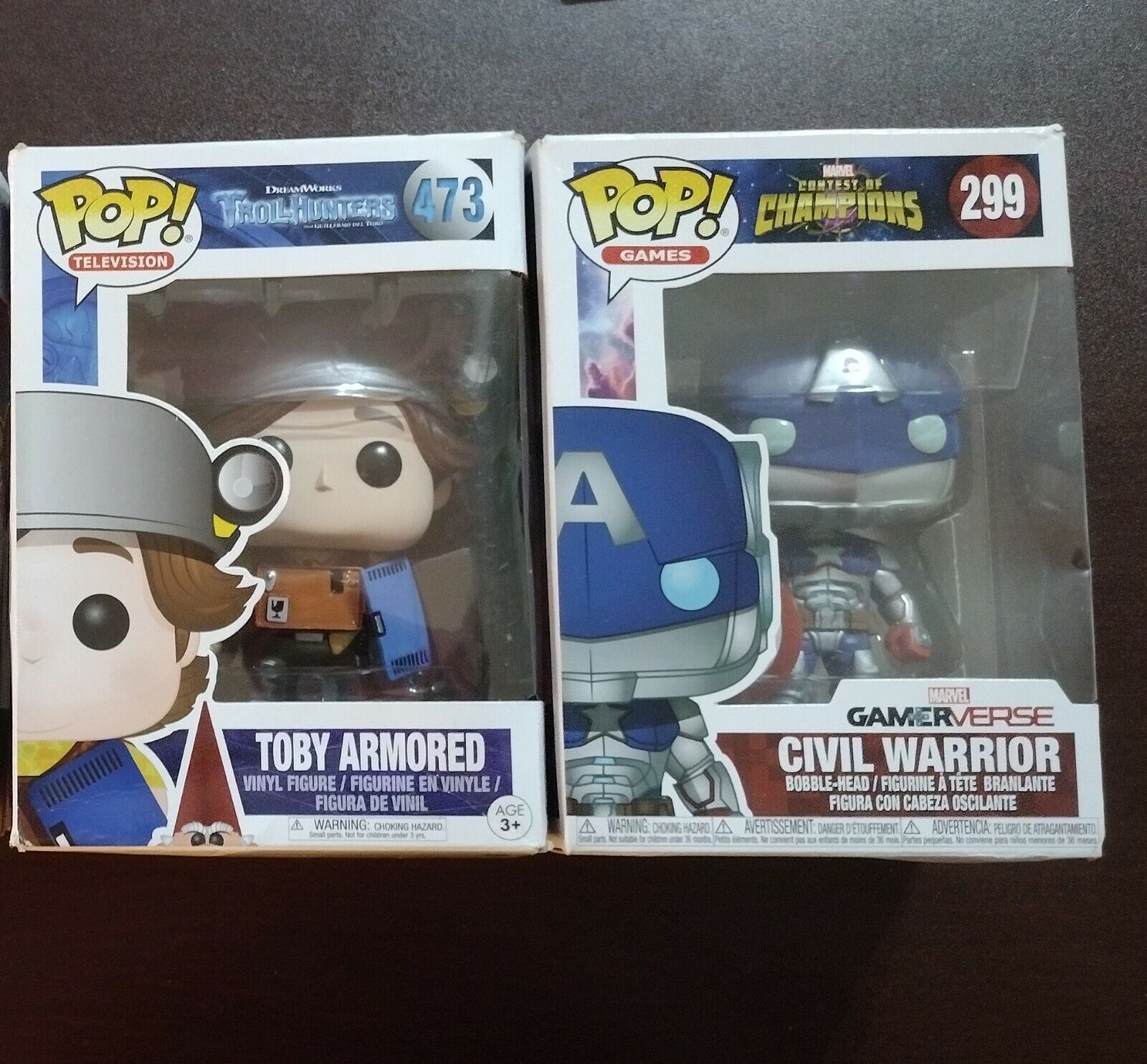 (1) Funko Pop Television/Games Collection - 473 Toby Armored & 299 Civil Warrior