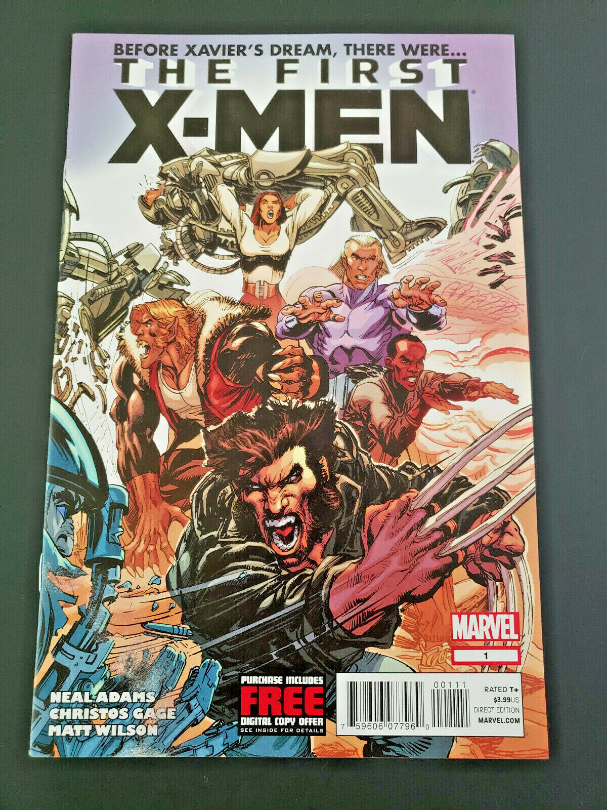 The First X-Men #1 (9.6) NM+ Wolverine Sabertooth 2012 Marvel