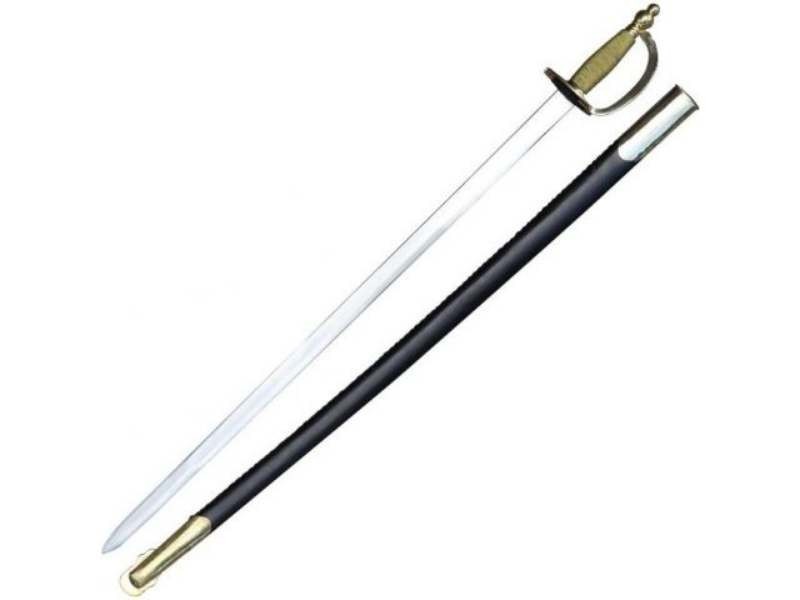 Medieval Warrior 1840 United States Army NCO Sword w/Leather-Wrapped Scabbard Medieval Warrior 1840 United States Army NCO Sword w/Leather-Wrapped Scabbard