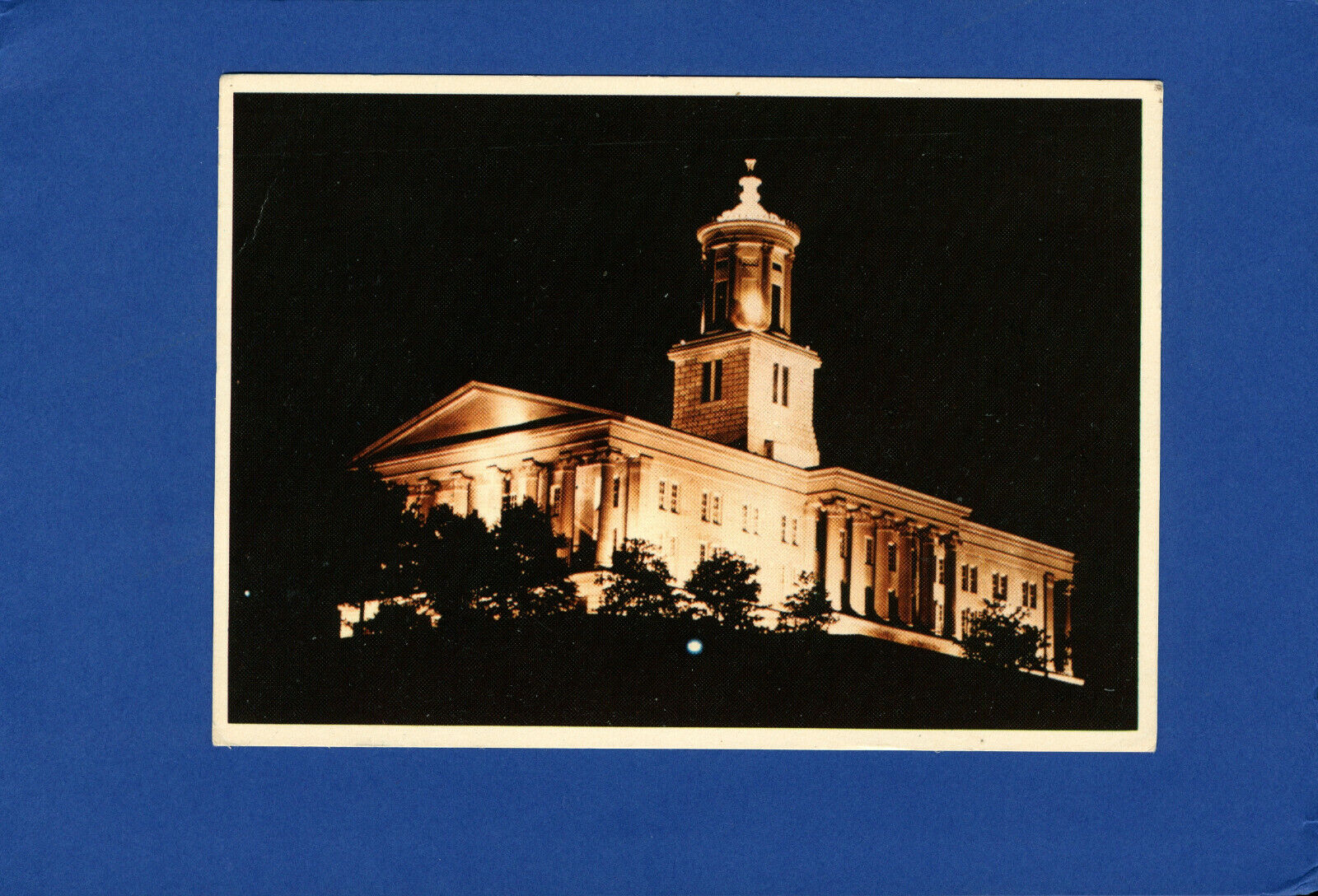 Postcard State Capital Nashville Tennessee Greek Ionic Temple Built 1845-1853. B