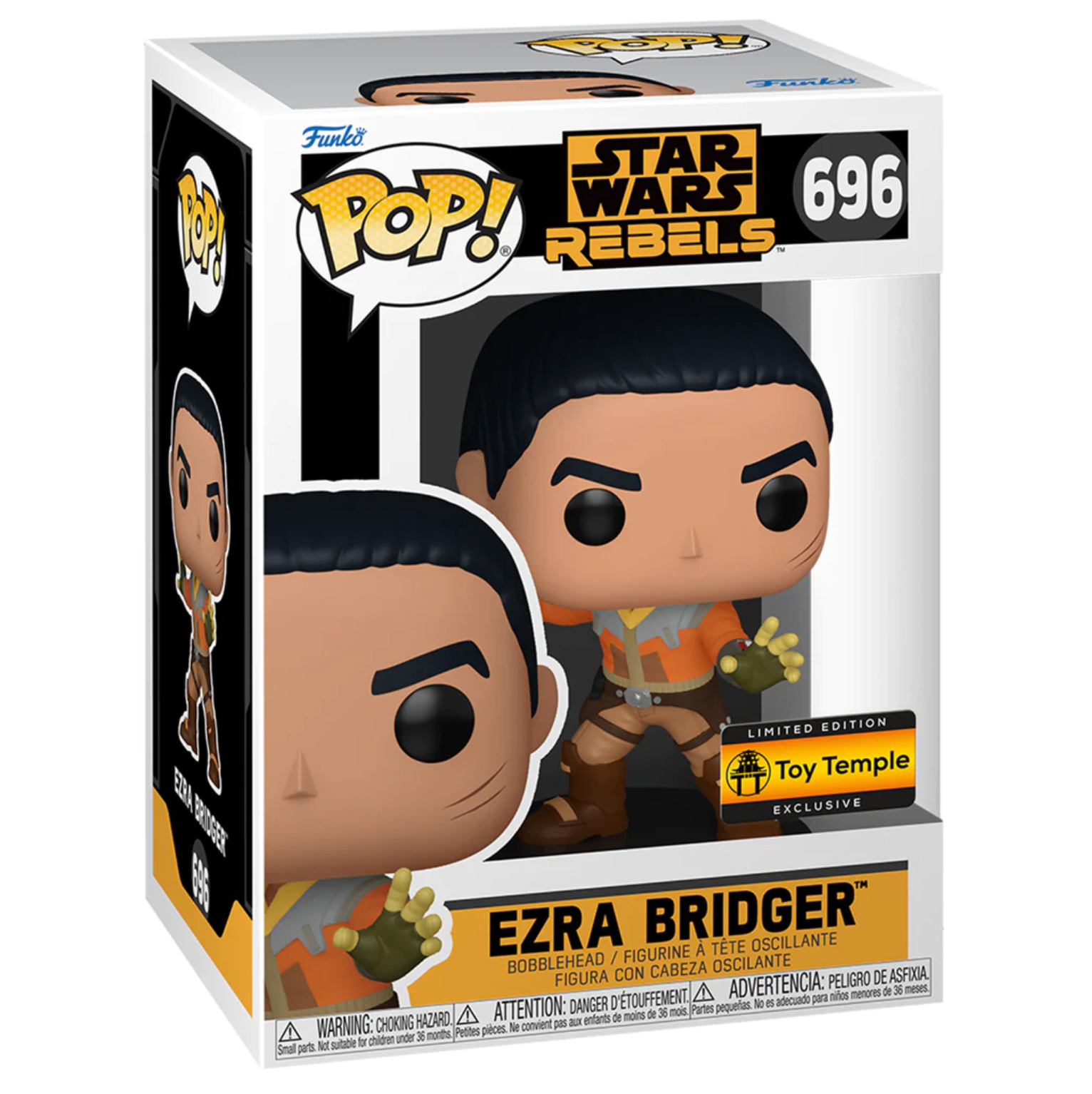 PreOrder NEW Ezra Bridger Star Wars Rebels Funko Toy Temple Excl 696 w/protector