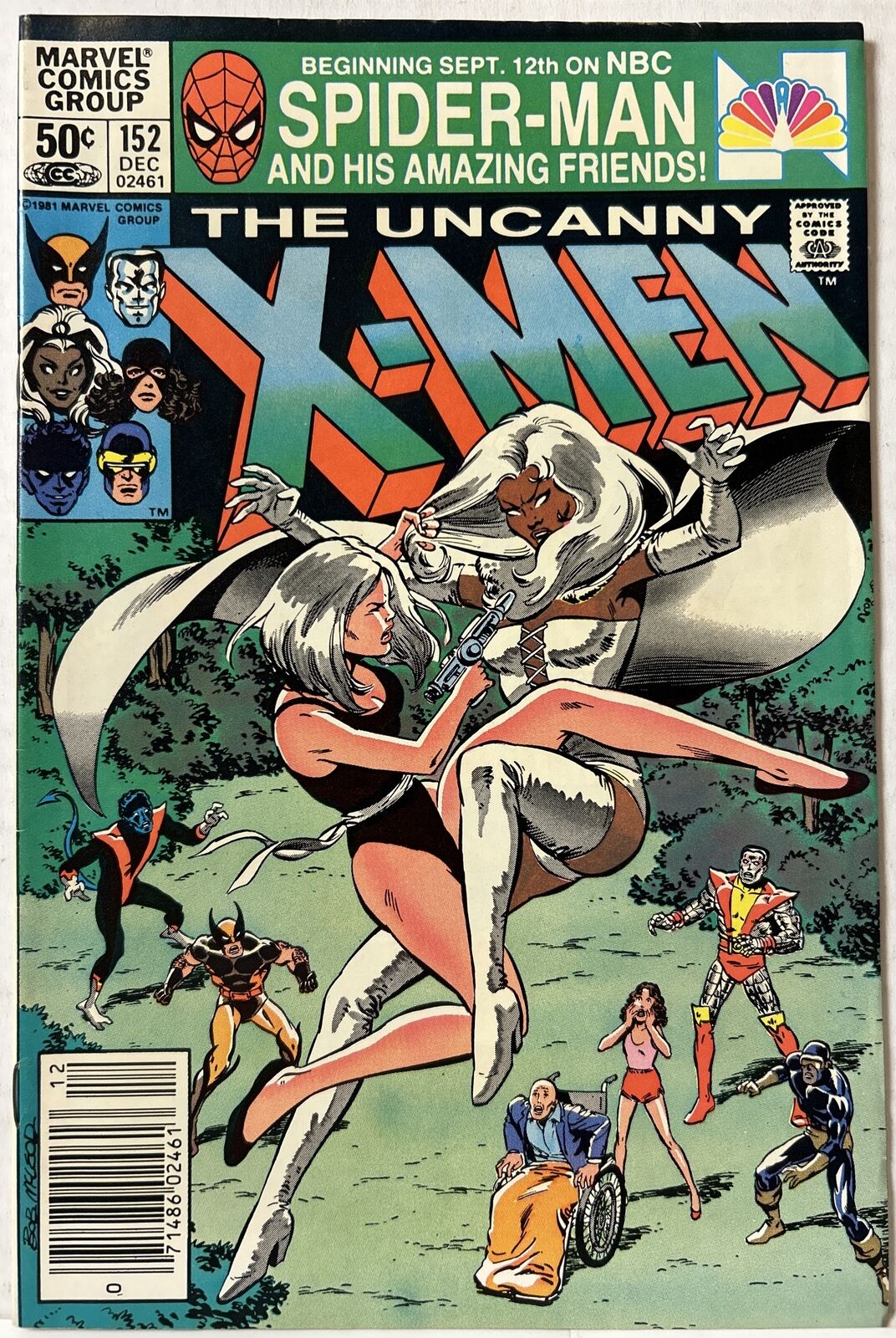 Marvel Comics Uncanny X-Men #152 1981 Storm Hellfire Club Newsstand *FN+*