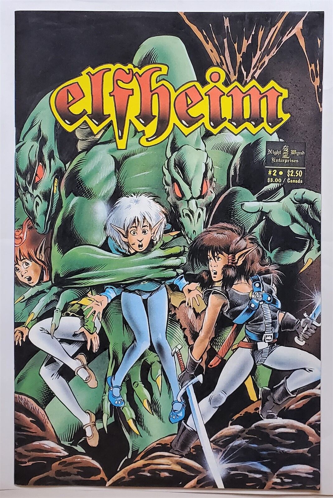 Elfheim #2 (1991, Night Wynd) 7.5 VF- 