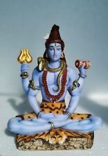 8'' Marble Dust Lord Shiva Bhole Nath Idol Figurine Statue Home Temple Decor picture