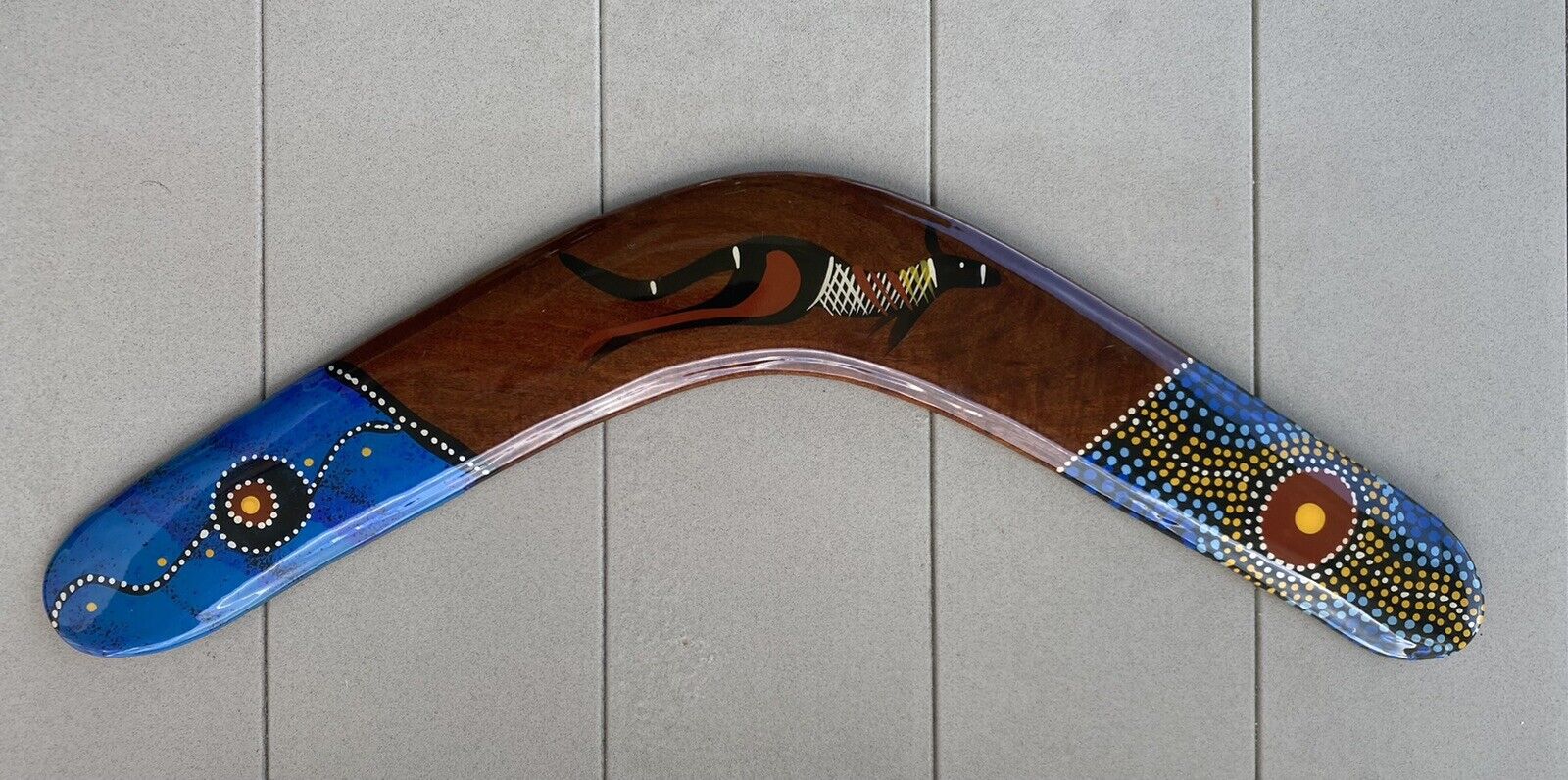 Authentic Australian Aboriginal Art “Wijikura” Boomerang ..Made in Australia-23”