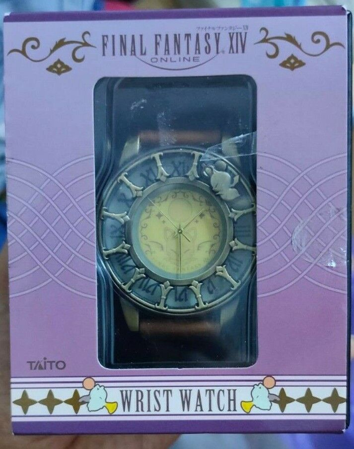 Final Fantasy XIV Online Moogle Wrist Watch - Taito Official Prize Rare New
