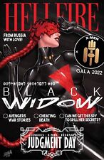🔥 AXE JUDGMENT DAY #6 NAKAYAMA Hellfire Gala Black Widow Trade Dress Variant picture