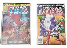 THE SAGA OF CRYSTAR CRYSTAL WARRIOR #1 #2 (1983) Marvel Comics 1st App. Crystar picture