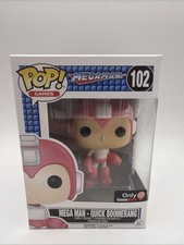 Funko POP Mega Man Quick-Boomerang #102 Vinyl Figure Gamestop Exclusive New picture