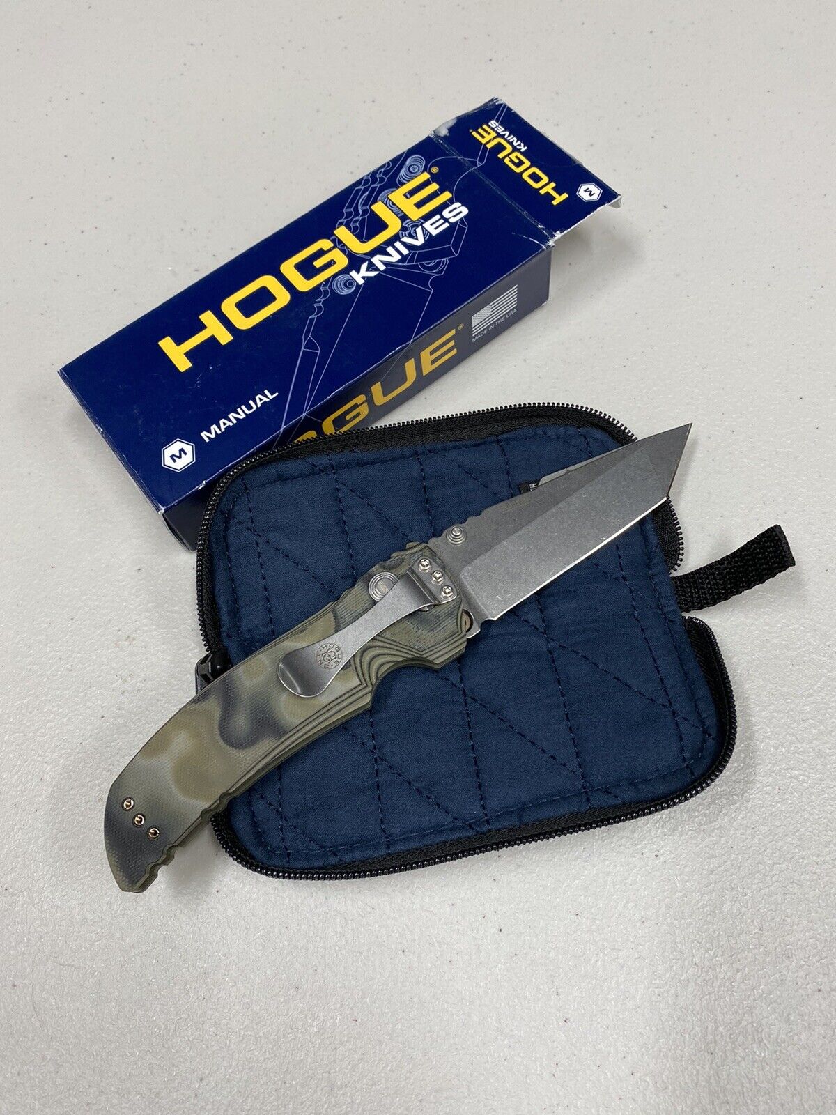 Hogue 34148 Elishewitz EX-01 Plain Tanto Point 154CM Stain Folding Pocket Knife
