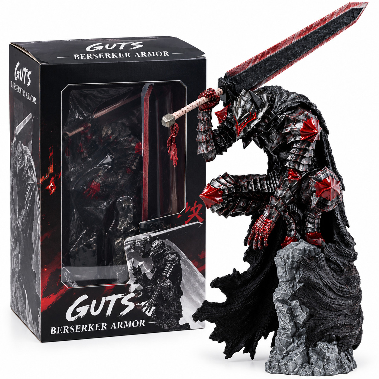 Animation Berserk Beruseruku Figure Guts Berserker Armor Model Statue Boxed NEW Animation Berserk Beruseruku Figure Guts Berserker Armor Model Statue Boxed NEW