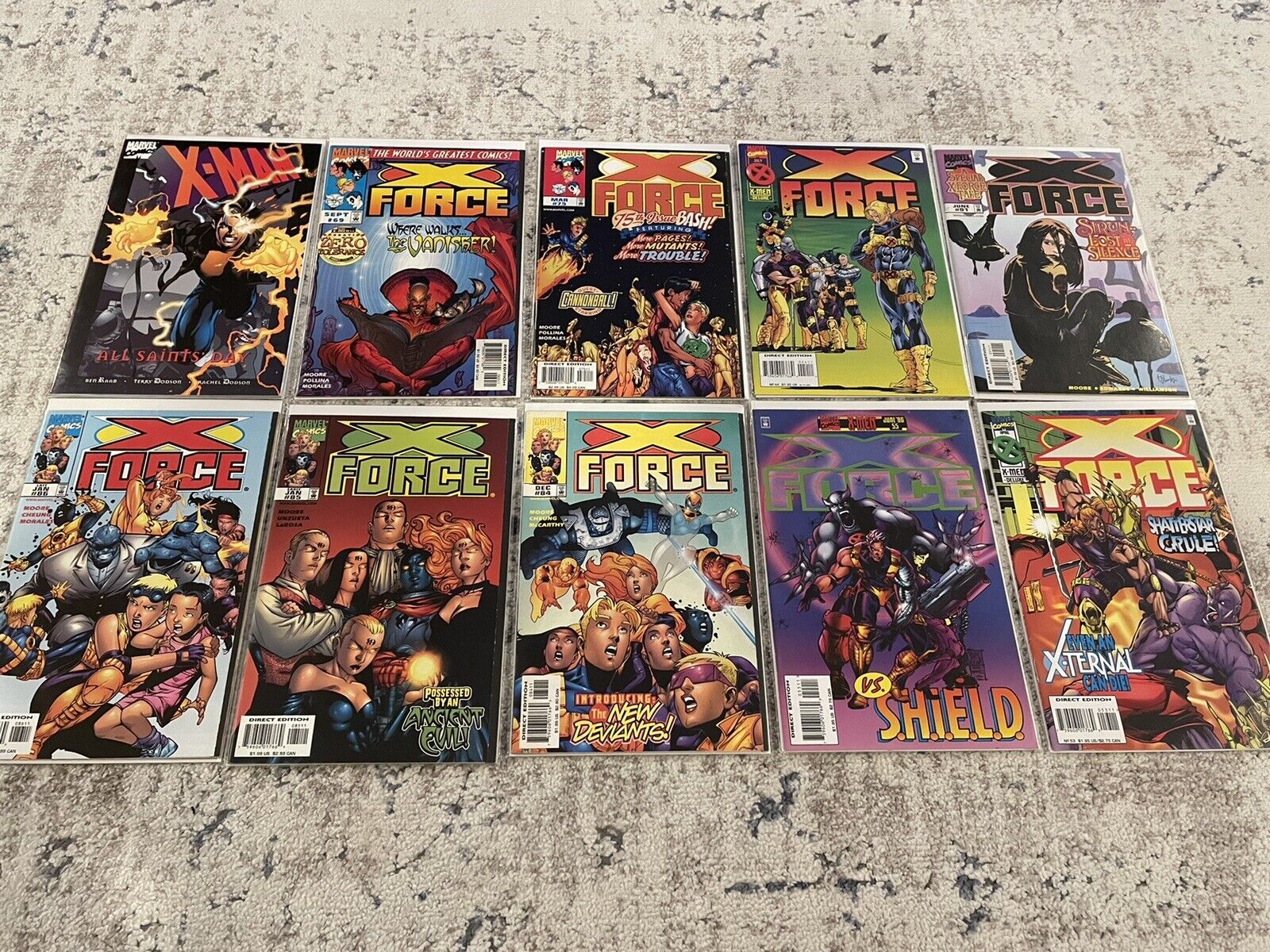 Marvel X-Force Comic Book Lot of 10