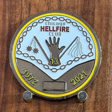 Chicago Hellfire Club Hellfire Inferno 50 Year Challenge Coin  W#29 picture