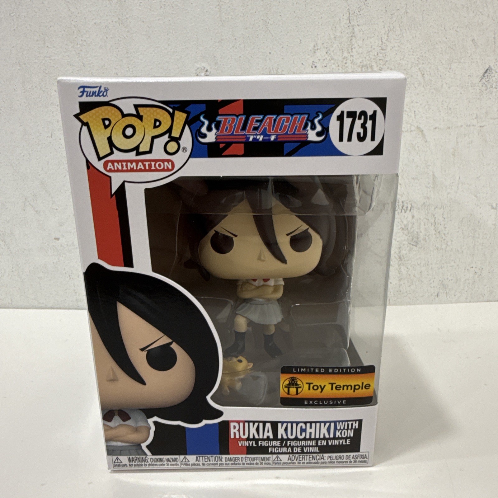 Funko Pop : Bleach - Rukia Kuchiki With Kon #1731 Toy Temple Exclusive LE Funko Pop : Bleach - Rukia Kuchiki With Kon #1731 Toy Temple Exclusive LE