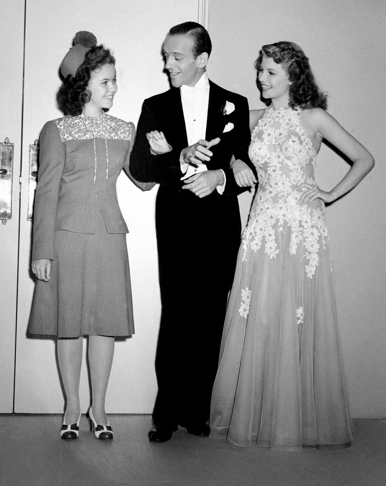 SHIRLEY TEMPLE FRED ASTAIRE RITA HAYWORTH 5x7 Glossy Photo