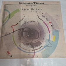 The New York Times Science Times Nov 11 2008 Beyond the Gene Newspaper picture