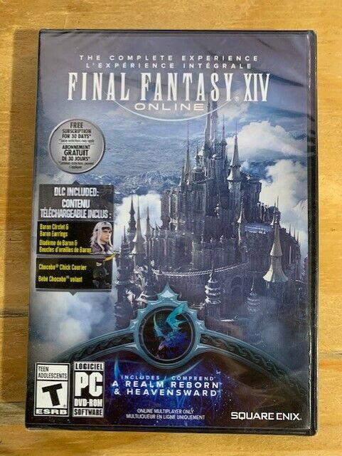 SEALED - Final Fantasy XIV Online: The Complete Experience (PC, 2015)