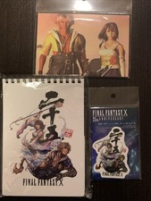 Final Fantasy X 25th Anniversary item set/ B5 notepad, Sticker, Postcard picture