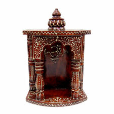 Mandir Pooja Ghar for Hawan Wooden Handcrafted Hindu Temple Handmade Decor Home picture