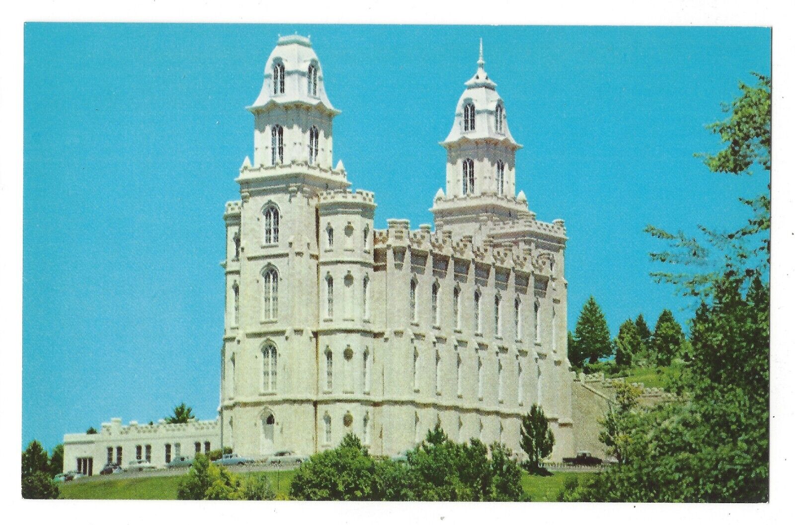 MORMON/LDS Temple, MANTI, UTAH, c1960's Unused/Unposted Postcard