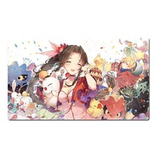 Final Fantasy VII Playmat Aerith Cloud Chocobos Moogles Mouse Pad TCG CCG Mat picture