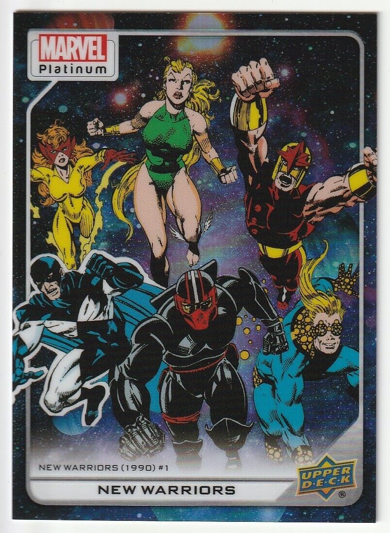 2023 Upper Deck Marvel Platinum New Warriors (#162) Cosmic Insert #24/25