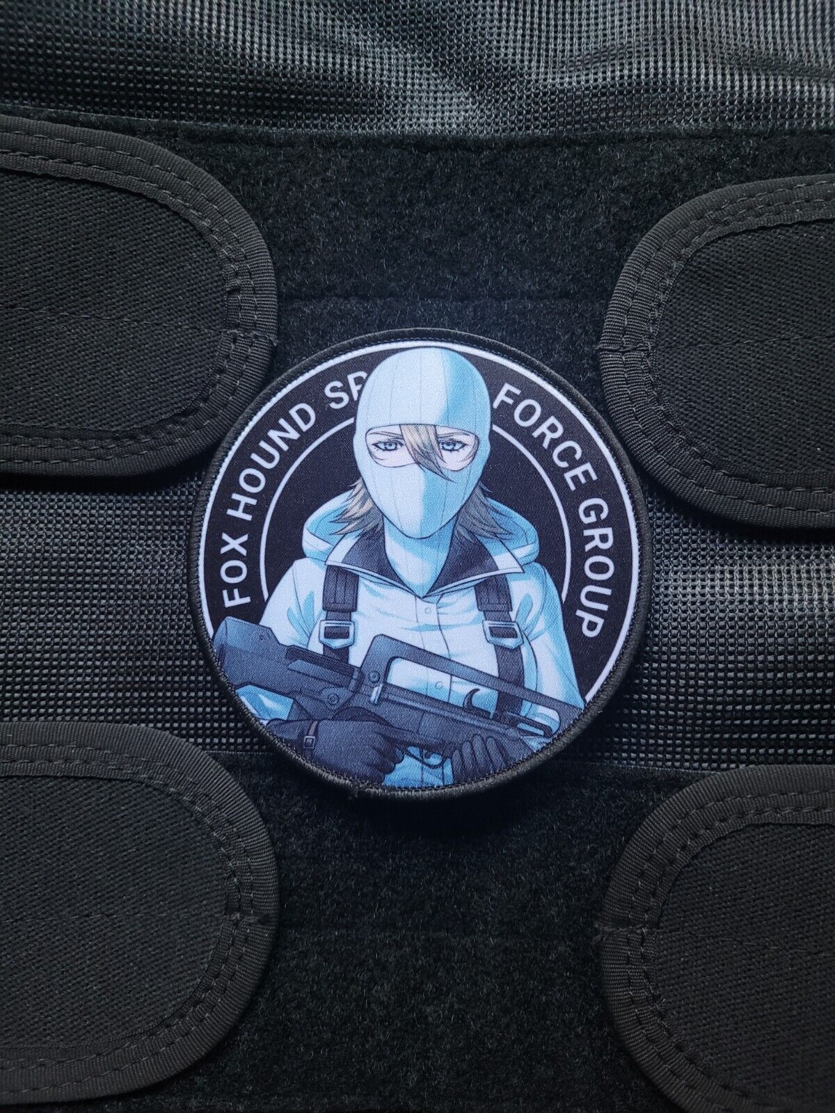 Metal Gear Solid Genome Soldier female anime girl airsoft morale military patch