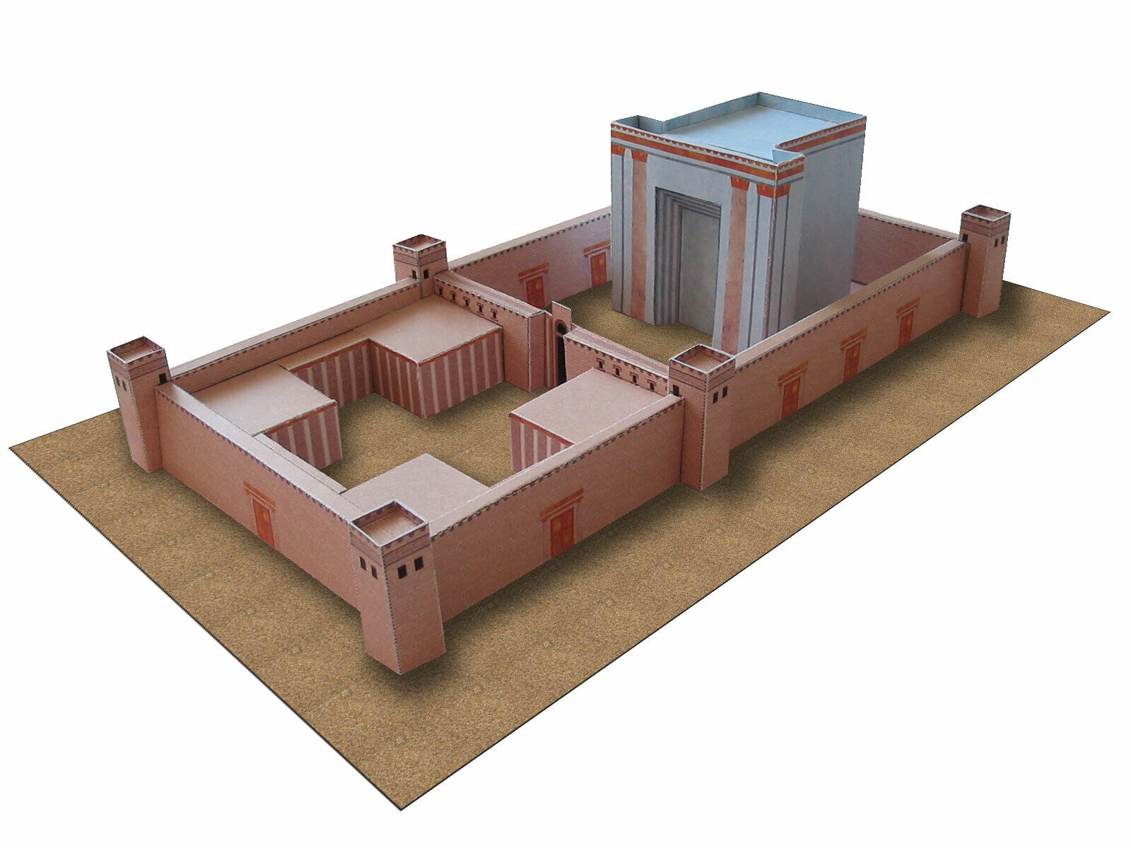 Second Temple of Jerusalem - בית־המקדש השני - Paper Model