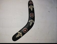 Hand Painted Wooden Boomerang picture