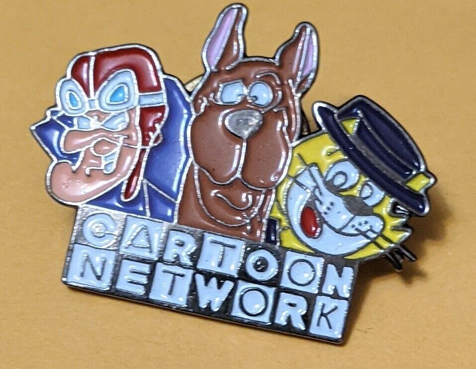 Cartoon network collectible pins- Dastardly, Scooby Do, Top Cat- Pre Owned.
