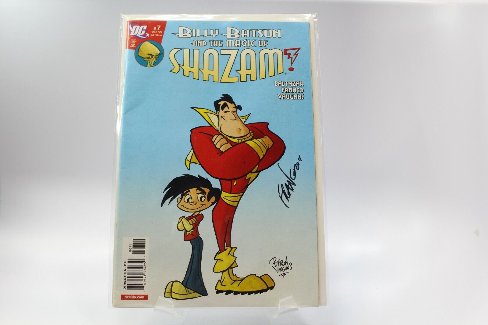 DC Billy Batson and the Magic of Shazam #7 10-2009 Baltazar Franco Vaughns Auto