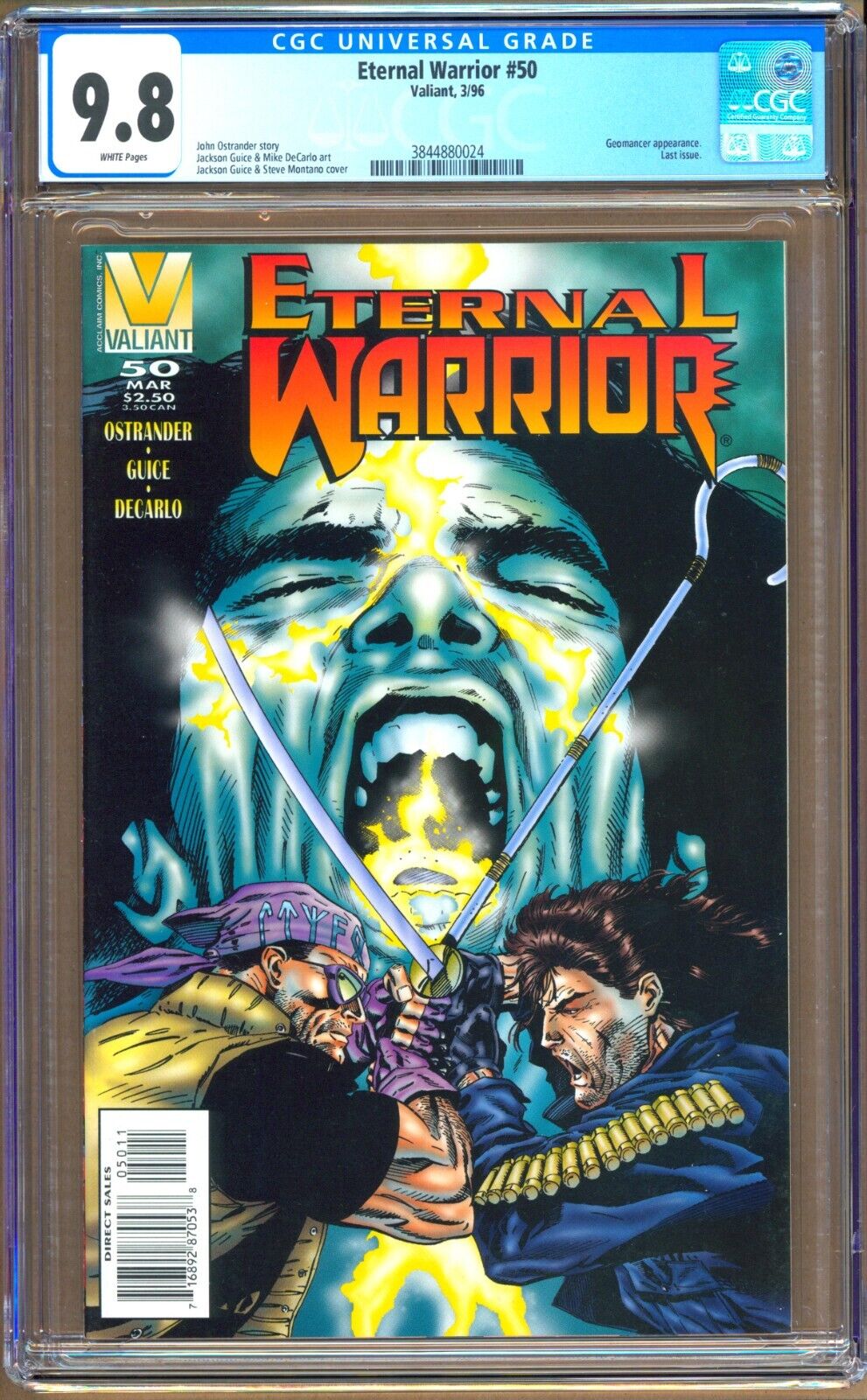 Eternal Warrior #50 (1996) CGC 9.8  WP  Ostrander - Guice  \