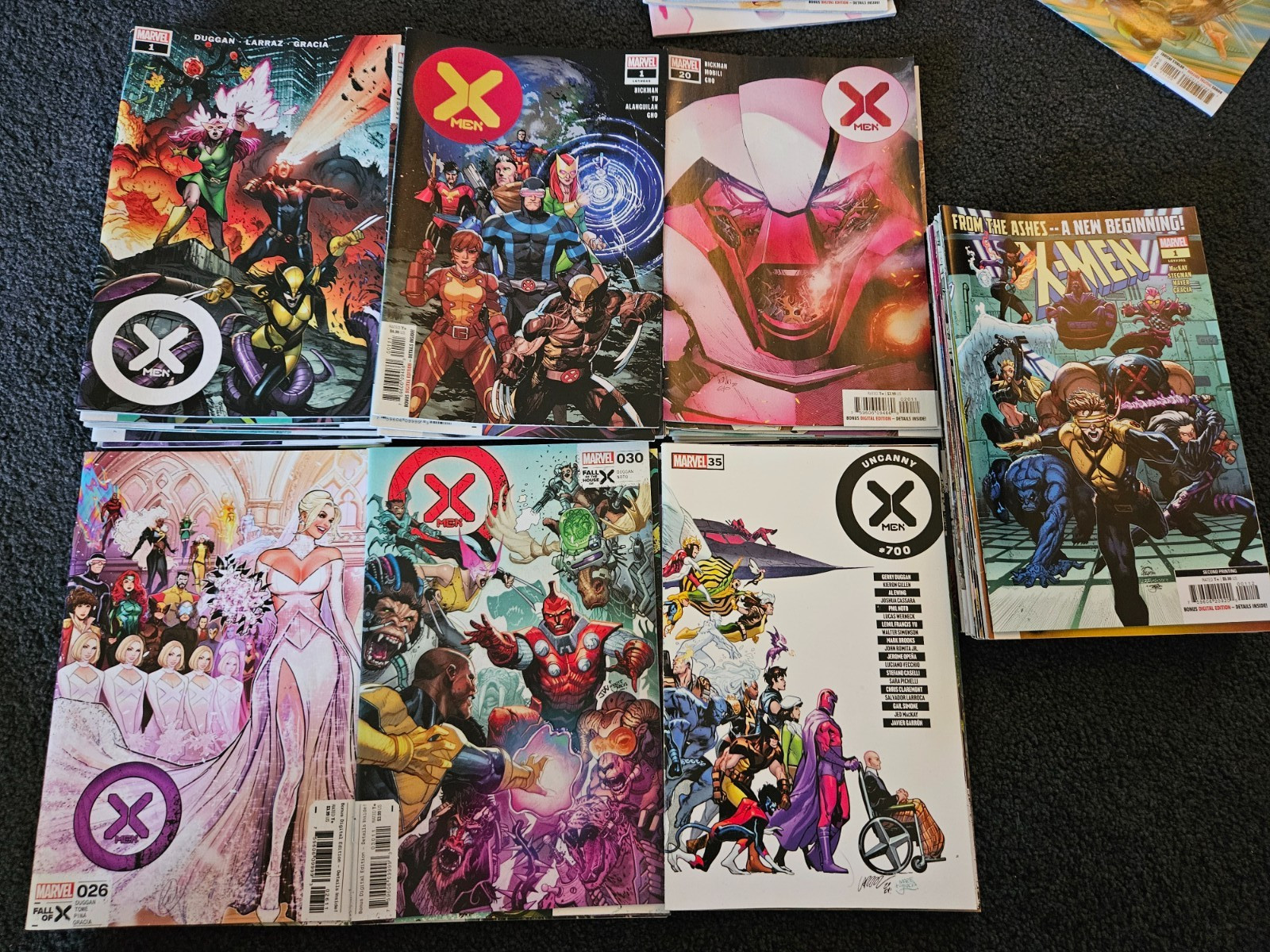 Massive Uncanny X-men comic LOT Age of Krakoa Rise/Fall/Immortal/Hellfire Gala Massive Uncanny X-men comic LOT Age of Krakoa Rise/Fall/Immortal/Hellfire Gala