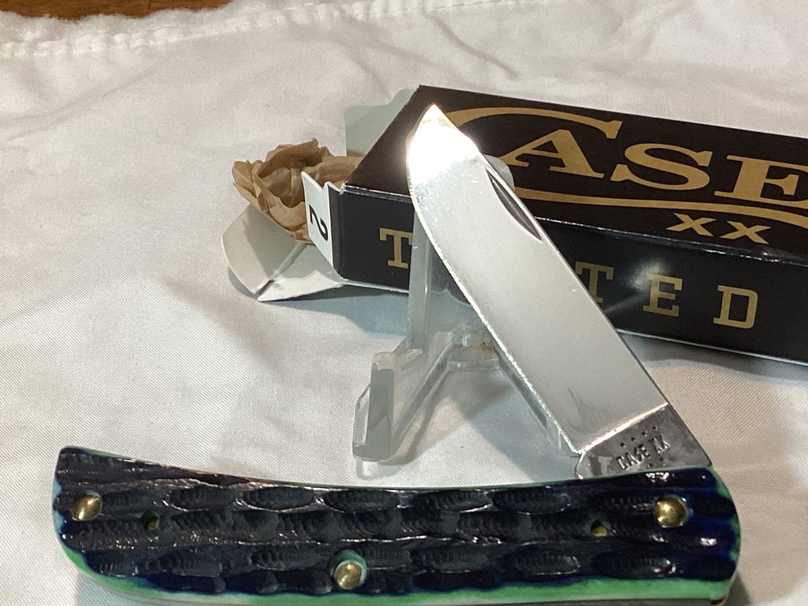 Case Hunter Green Deep Canyon Sod Buster Jr Knife, 2022, New in the box