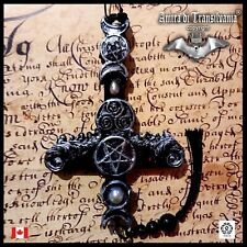 cross necklace pendant celtic amulet crucifix witch jewelry pentacle star druids picture