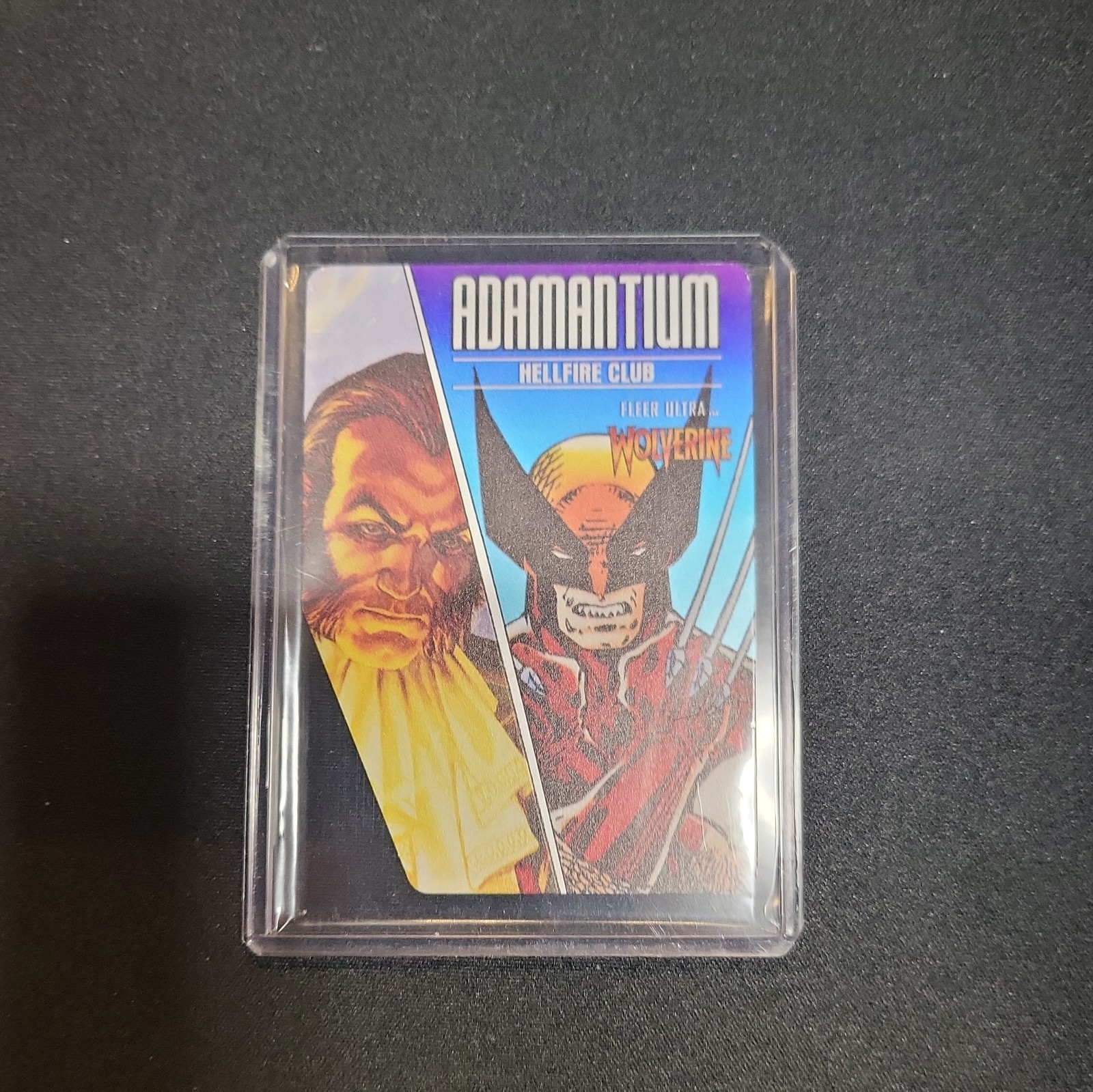 Fleer Ultra 2021 Fleer Ultra Wolverine Adamantium Hellfire Club Wolverine AD-20