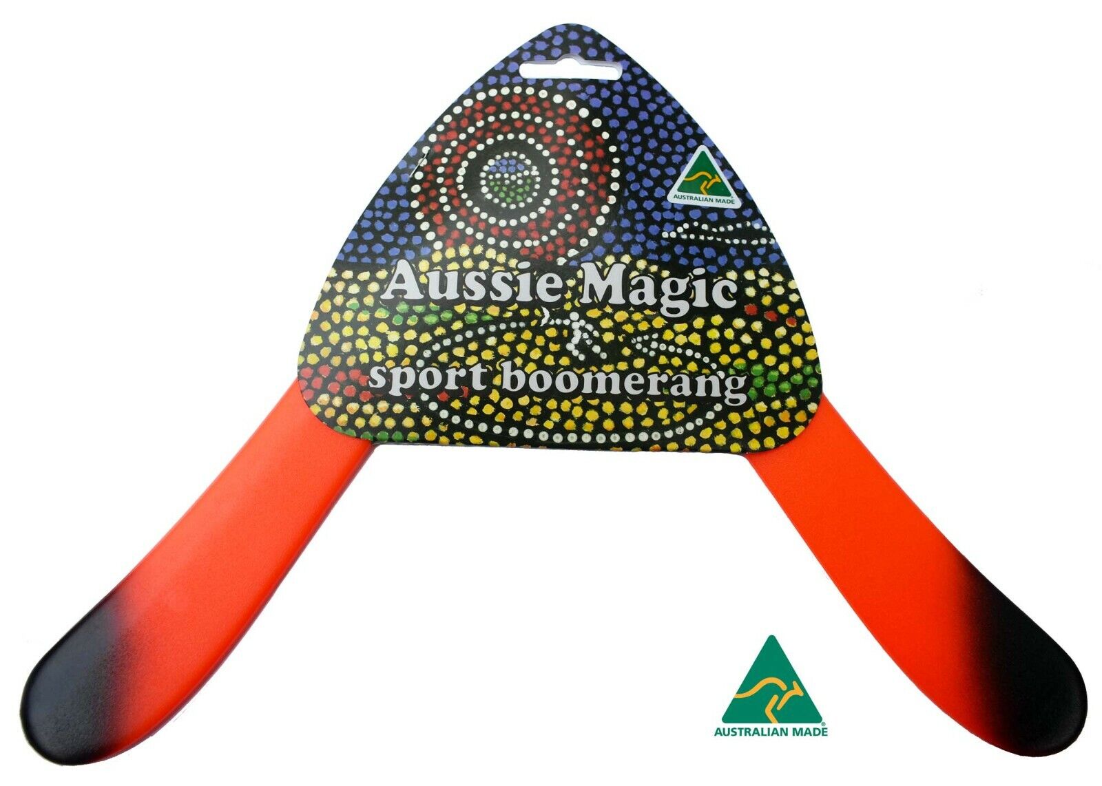 Aussie Magic Sport Boomerang, Australian Made Returning Boomerang, Right Handed