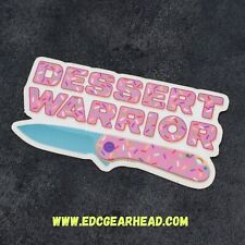 Blade HQ “Dessert Warrior” Sticker + Blue Paracord picture