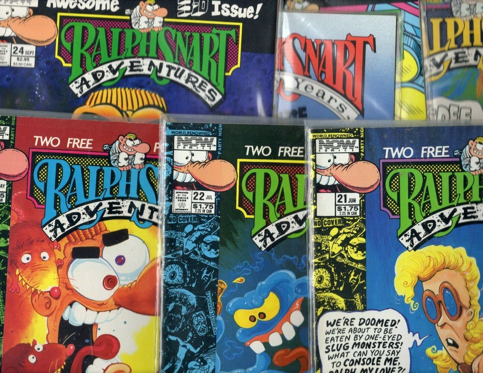RALPH SNART ADVENTURES (Now Comics, 1990) 7 issues: 21-26 plus 3-D special #1