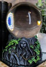 Ebros Celtic Sacred Moon Triple Goddess Mother Maiden Crone Scrying Glass Gaz... picture
