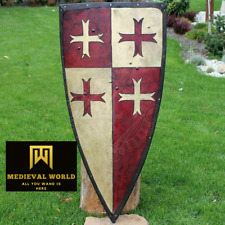 Medieval Warrior Steel Crusader Shield Armor Knight Costume Accessory Christmas picture