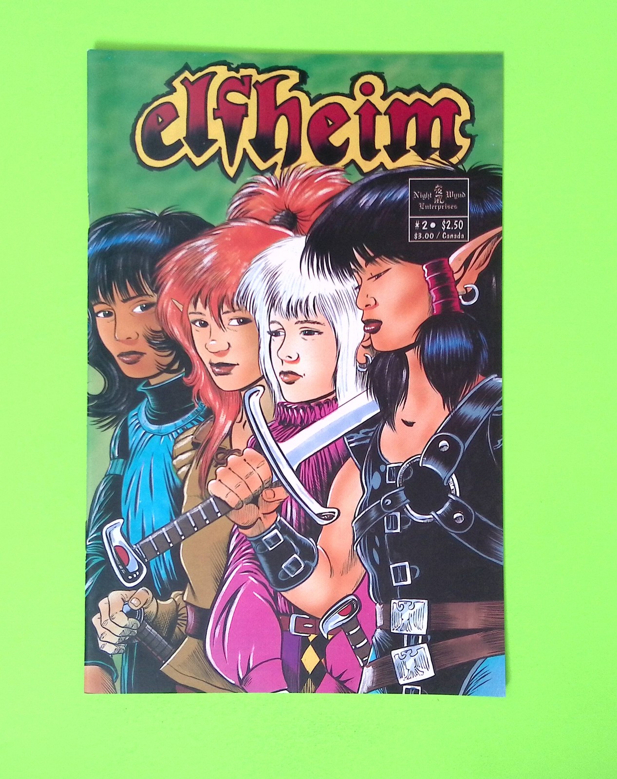 Elfheim #2 Vol. 2 Night Wynd Enterprises High Grade Comic Book B5-206