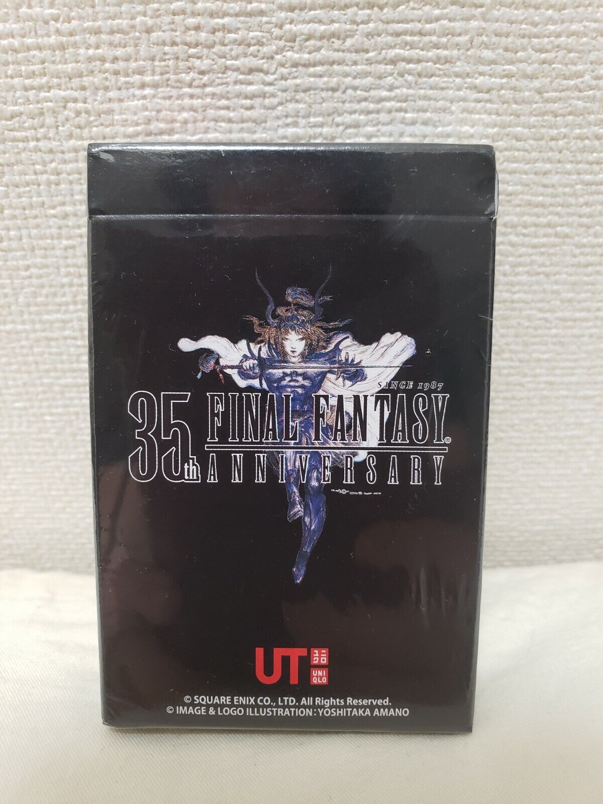 Final Fantasy 35th Anniversary UNIQLO Collaboration Playing Cards Black FF