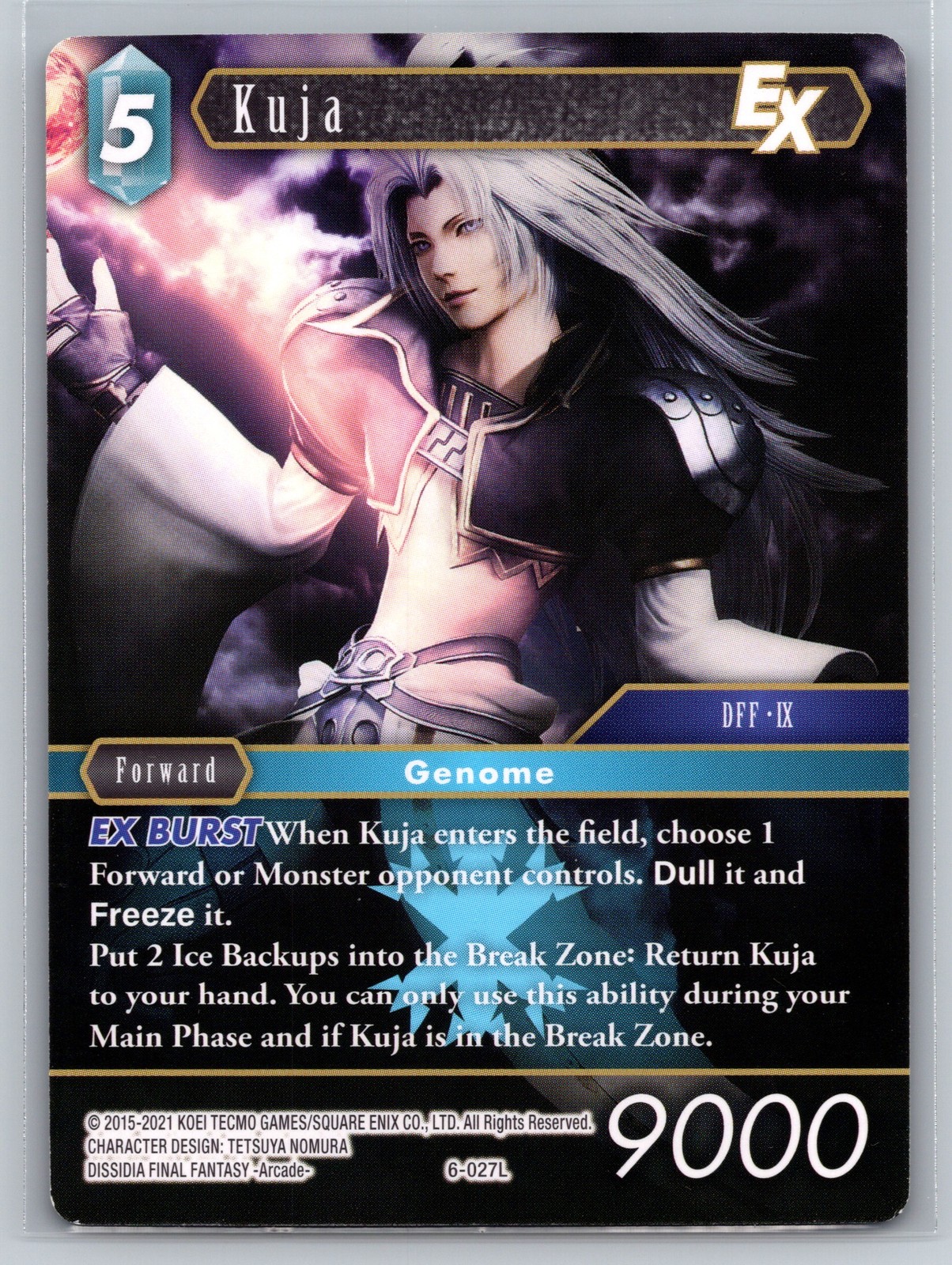 Kuja 6-027L Forward Genome FFTCG Opus VI Dissidia FF IX EX Burst Legend Card